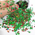 Decoration Christmas Shaped Glitter Mixes Poleyster Shape Mixes for Decoration