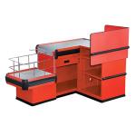 Retail Checkout Cash Register Money Counter 1.5M 2400MM Metal Wooden
