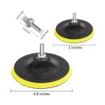 Electric Internal Tooth 5 Inch Drill Polishing Disc 12.5mm Self Adhesive Angle