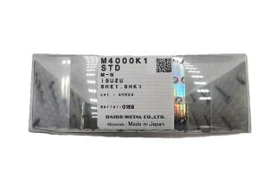 Wholesale 6HH1 Daido Bearings , Engine Main Bearing M4000K1 Isuzu 8943933270 from china suppliers