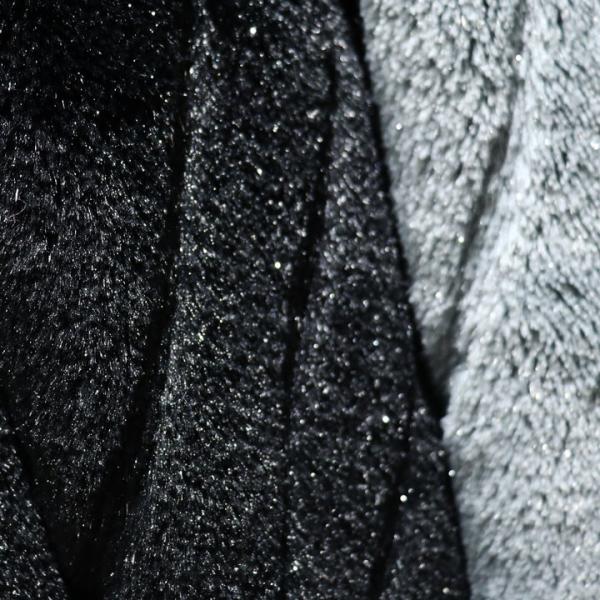 100% Polyester Coral Fleece Faux Fur Heated Blanket Minky Black Faux Fur Throw