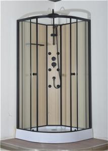 Wholesale Shower Cabin with White acrylic tray 850*850*2250cm white aluminium from china suppliers