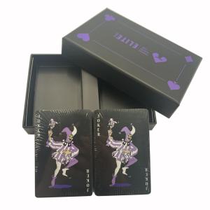 Wholesale Custom Logo Printed Waterproof 0.3 - 0.32mm PVC Poker Cards from china suppliers
