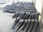JIS BW 3D Pipe Bends 4 Inch 45 Degree SGP Flanged For Fabrication