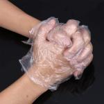 Latex Free Food Grade Disposable Gloves Poly For Food Handling Cooking Hair