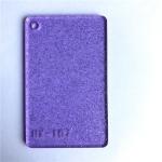 Purple 4x8 Glitter Acrylic Sheets SGS Transparent Plastic Board