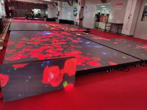 Wholesale Full Color P4.81 Indoor Disco Party Event Portable Panel Entertainment LED dance floor panels from china suppliers