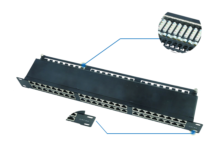 Dual Home Network Patch Panel CRS Material FTP Type ISO Certification