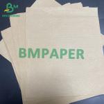 40gsm 70gsm BKP Sack Kraft Paper For Brown Food Packing Bag Wide 0.5m - 2.5m