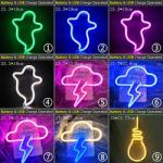 Wholesale Styles Led Neon Light Colorful Rainbow Neon Sign for Room Home Party