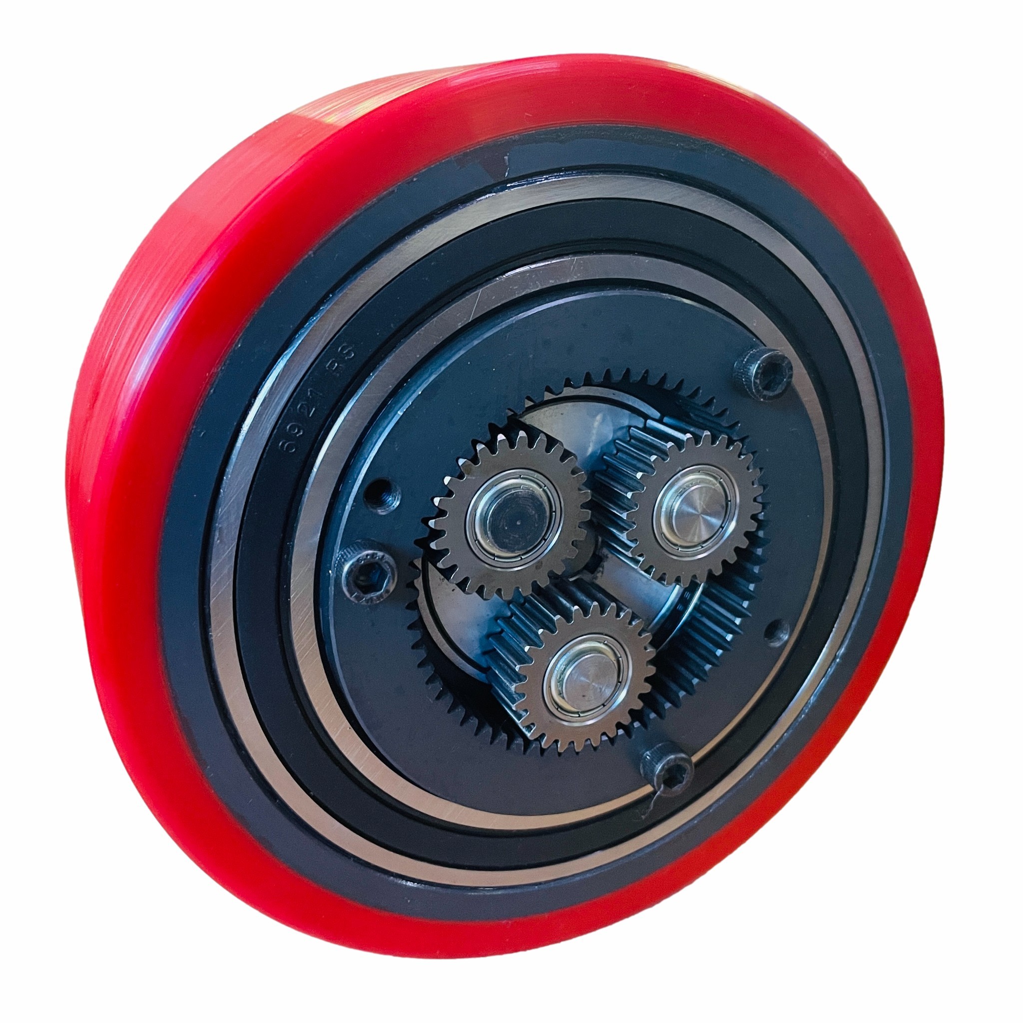 Tread High Torque AGV Spare Parts Solid rubber Planetary AGV Gearbox Wheels