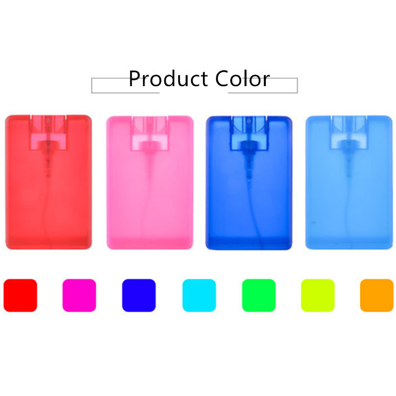 OEM Screen Printing 20ml Card Type Spray Bottle
