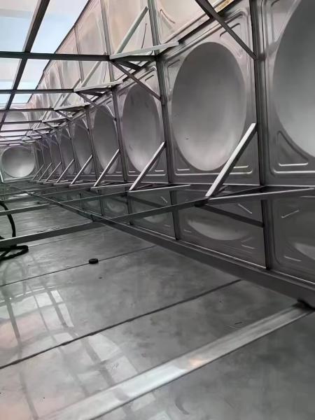 Food grade Stainless Steel Water Storage Tank Hot Pressed Panel metal Drinking