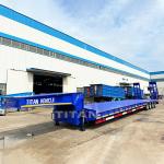 TITAN Heavy Duty 4 Axle 100 Ton Lowbed Truck Trailer Low Bed Semi Trailer for