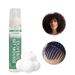 Wholesale Olive Oil Foam Wrap Lotion Hair Curling Mousse For Strong Hold And Conditioning Benefits from china suppliers
