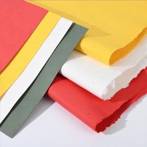 China Colorful Plantable Embedded Seed Paper Handmade For Companies on sale