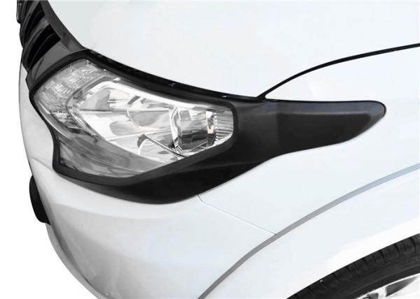 Durable Accessories Black Chrome Headlight Bezels For Mitsubishi Triton L200