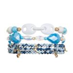Crystal Glass Masterfully Crafted Beads Bracelet For Girls Friendship Lucky