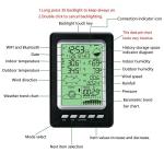Outdoor Home Wireless Smart Weather Station With LCD Display And Weather