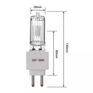 Wholesale 230V 1000W Quartz Halogen Bulb Quartz Lamp Halogen Light For Stage Lighting from china suppliers