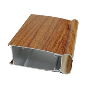 Wholesale Elm Wood Grain Transfer Printing T8 Aluminium Door Profiles from china suppliers