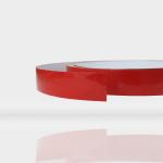 Flat Aluminum Strip Trim Cap 0.6/0.8 MM Red Color Double Side Coating Channel