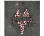 Womail Alluring Biquini Leopard Printed Bikini Push-Up Padded Swimwear Women's