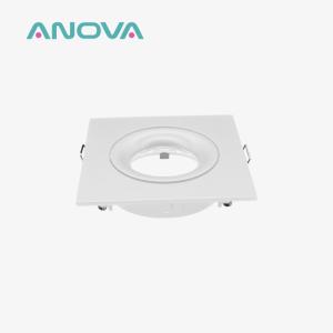 Wholesale Renewable Material GU10 Downlight Housing Square Tilted MR16 Downlight Housing from china suppliers