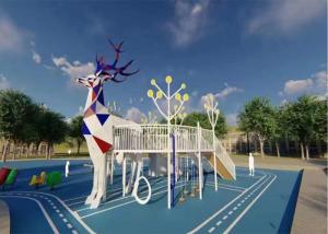 Wholesale Deer Theme Children'S Kids Outdoor Playground Equipment Climbing from china suppliers
