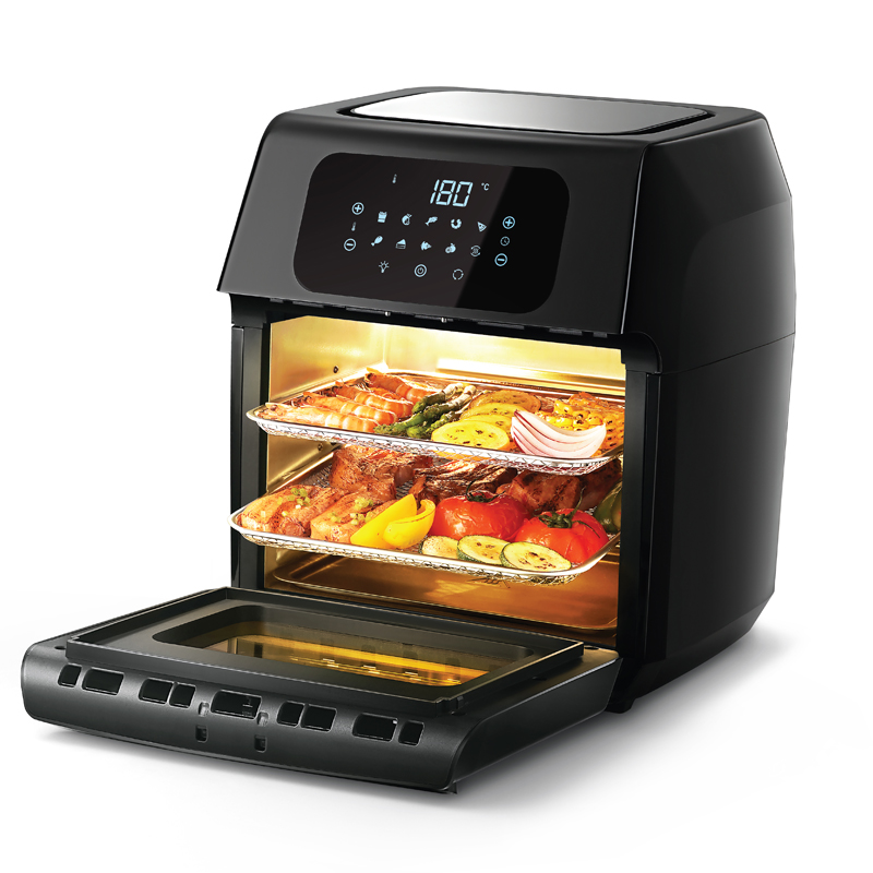 12L Electric Digital Air Fryer Oven With 8 Cooking Presets Rotisserie Dehydrator Oilless Cooker Multi Function Toaster