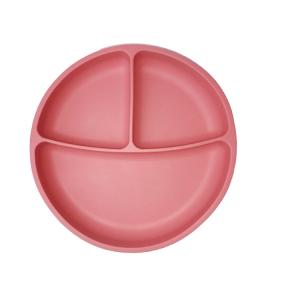Wholesale Eco Friendly Silicone Baby Feeding Plate BPA Free Infant Kids Suction Dinner Set from china suppliers
