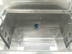 Food Standard 316 SS Commercial Kitchen Soak Tank , Thermostatically Controlled