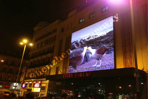 outdoor led screen for hotel