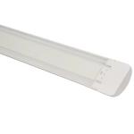 LED Ceiling Slim Batten Light Aluminum Body and PC Cover Dimmable 120 Degree