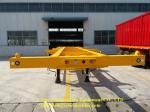 20 Feet Container Skeleton Semi Trailer Max.Loading 35t Bone Frame Chassis Truck