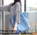 Washable TYVEK Kraft Paper Shopping Bag Shoulder Handbag DuPont Paper Tote Bag