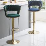 Stainless Steel Frame High Stool Chair Counter Height Bar Stool Without Backs