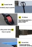 Welded 1000kg Manual Scissor Hand Pallet Truck Powder Coated Finish