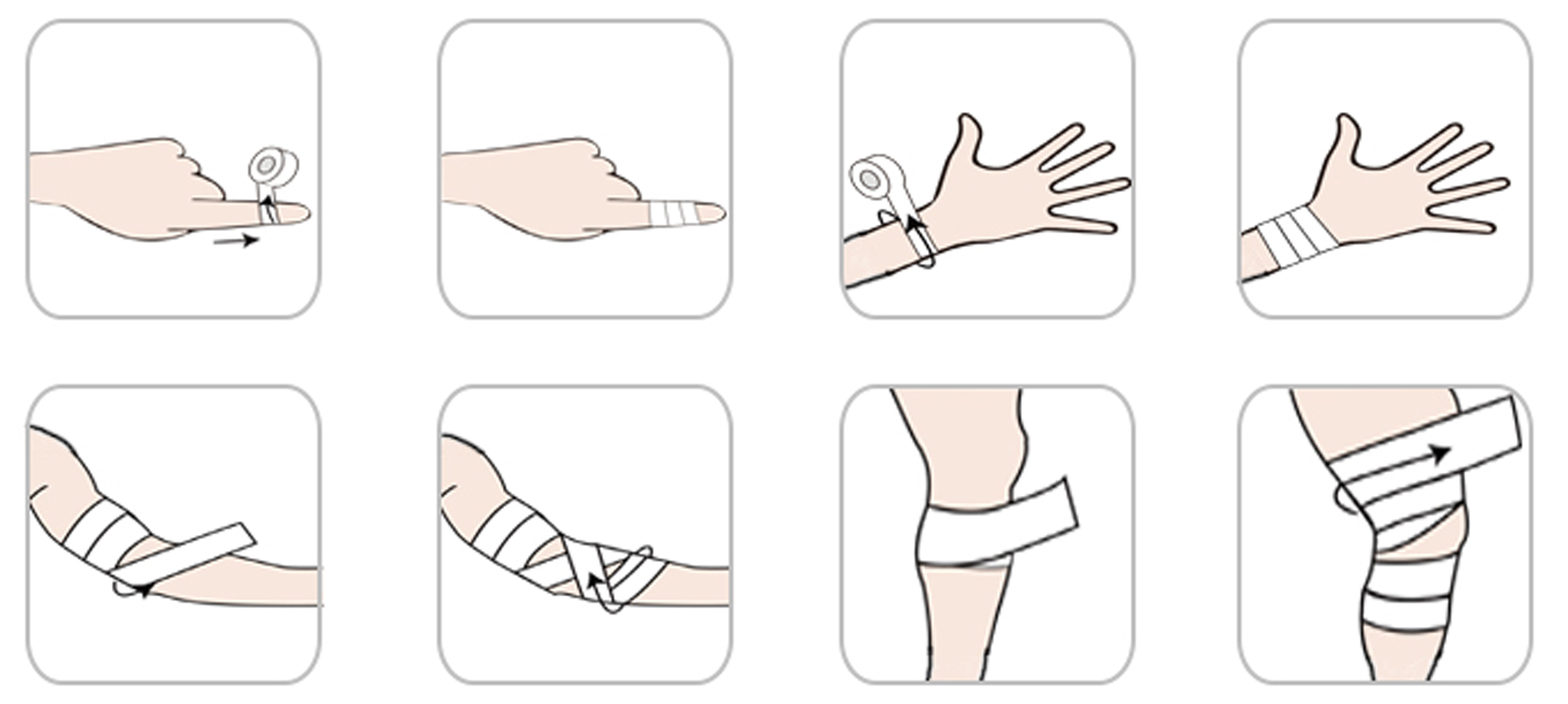 Colorful Self Adhesive Elastic Bandage With Many Sizes Advanced Customized