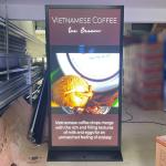86 Inch LED Display Screen Floor Standing Outdoor Waterproof Video Wall
