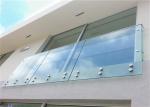 Frameless Standoff Stainless Steel Glass Railing Baluster Constrcution Usage