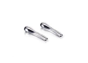 Wholesale Metal silver eye cream massage spatula for applying eye cream, serum and facial mask. from china suppliers