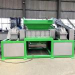 Industrial Double Shaft Shredder for Plastic and Wood Pallets Video Inspection