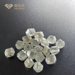 5 To 6 Carat Big Sizes Synthetic Colored Diamonds Brown Greenish Yellow Diamond