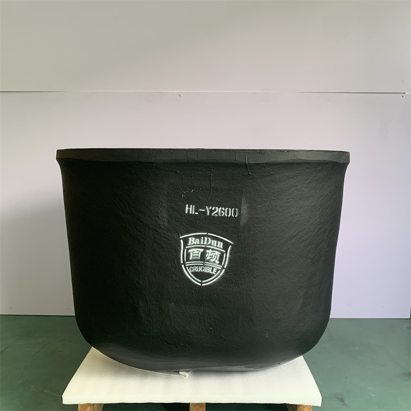 Oxidation And Chemical Resistance Metal Melting Silicon Carbide Graphite Oval Type Crucible