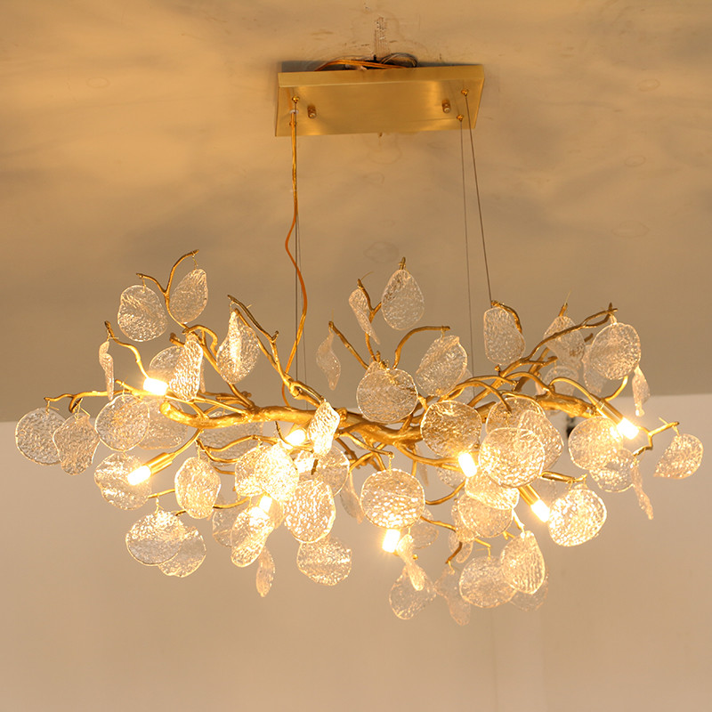 Metal / Wood / Glass / Fabric Custom Pendant Light With E27 / E26 / B22 Lamp Holder