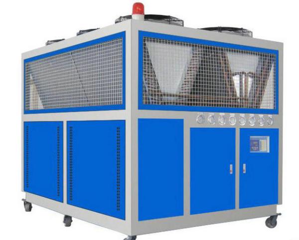 R134a Refrigerant Air - Cooled Screw Chiller / Box type Industry Water Cooling