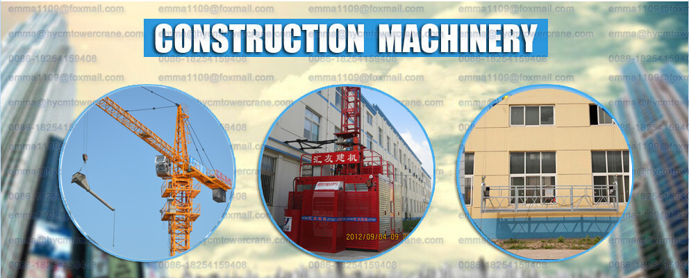 TC6513 Topkit Tower Crane With An Arrow Of 65m Height Of 45 M Lift Of 8Tons