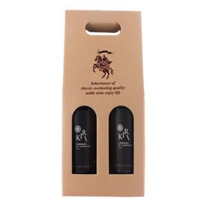 Wholesale C2S Specialty Paper Corrugated Wine Bottle Carriers Clay Coated from china suppliers