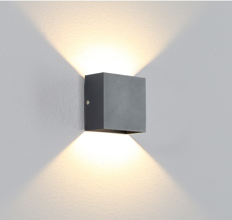 IP65 water proofing external wall lamp outside COB 6W led wall lights exterior led wall lamp outdoor light